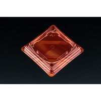 リスパック デザートカップ バイオカップ キューブルック 11 ルミナスレッド PABK147 1ケース(900個(50個×18)（直送品）