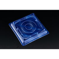 リスパック デザートカップ バイオカップ キューブルック 15 ルミナスブルー PABK346 1ケース(600個(50個×12)（直送品）