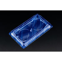 リスパック デザートカップ バイオカップ キューブルック NK25 ルミナスブルー PABK482 1ケース(600個(50個×12)（直送品）