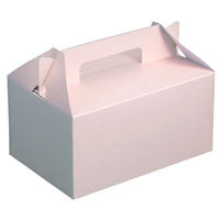 ヤマニパッケージ ケーキ箱 ショートピンク＃7 DE-60 1ケース(400個(50個×8)（直送品）