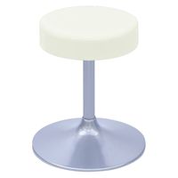 【軒先渡し】高田ベッド A型クランケチェアー Φ360mm 24989500 ビニルレザー白 TB-1562-01(H400) 1台（直送品）