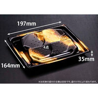 リスパック 刺身容器 楽ヶ峰 20-17B しょうえい金 FLHK360 1ケース(300個(50個×6)（直送品）