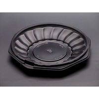 リスパック どんぶり容器 バイオデリカ このみ200B浅 黒 RHAL561 1ケース(600個(50個×12)（直送品）