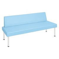 【軒先渡し】高田ベッド STスミス(01) 25298000 ビニルレザースカイブルー TB-1489-01(100X72CM) 1台（直送品）