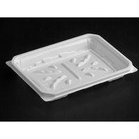 リスパック 惣菜容器 バイオカップ モレン 260BF 白 PBQA432 1ケース(1500個(50個×30)（直送品）