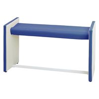 【軒先渡し】マツヨシ 待合室用ハイチェア W900mm 25329600 コバルトブルー MY-MHH09(W900MM) 1台（直送品）