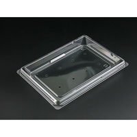 リスパック サラダ容器 バイオカップ キューブ H 21BF 穴8H PABK578 1袋(50個)（直送品）