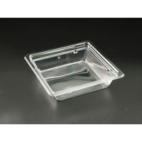 リスパック サラダ容器 バイオカップ キューブ 15-35B PABK300 1ケース(600個(50個×12)（直送品）