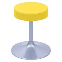 【軒先渡し】高田ベッド A型クランケチェアー Φ360mm 24989500 ビニルレザーイエロー TB-1562-01(H400) 1台（直送品）