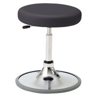 マツヨシ クランケチェア(背なし) 25301701 ブラック MY-N3235RB(プロテクターツキ) 1台（直送品）