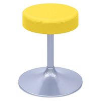 【軒先渡し】高田ベッド A型クランケチェアー Φ360mm 24989400 ビニルレザーイエロー TB-1562-01(H350) 1台（直送品）