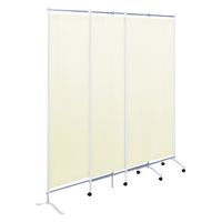 【軒先渡し】高田ベッド 3連スライドスクリーン 25297600 クリーム TB-1565(H180CM) 1台（直送品）