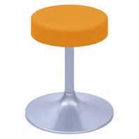 【軒先渡し】高田ベッド A型クランケチェアー Φ360mm 24989600 ビニルレザーオレンジ TB-1562-01(H450) 1台（直送品）