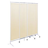 【軒先渡し】高田ベッド 3連スライドスクリーン 25297600 ベージュ TB-1565(H180CM) 1台（直送品）