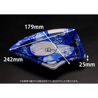 リスパック 刺身容器 バイオPS ふれあい扇 25-18B 新月華紺 FABP972 1袋(50個)（直送品）