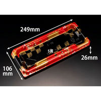 リスパック 寿司容器 至粋 1-5 B ふくいん赤 RSAS163 1袋(50個)（直送品）