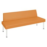 【軒先渡し】高田ベッド STスミス(01) 25298000 ビニルレザーオレンジ TB-1489-01(100X72CM) 1台（直送品）