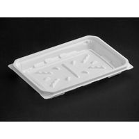 リスパック 惣菜容器 バイオカップ モレン 280BF 白 PBQA442 1ケース(1500個(50個×30)（直送品）