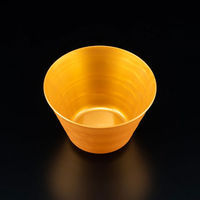 リスパック デザートカップ バイオ フィネオ FWS88-180 ゴールド H09T027 1ケース(1000個(50個×20)（直送品）