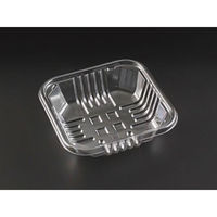 リスパック 透明トレー バイオPETトレー ラスター K110 FSFW103 1ケース(2000個(100個×20)（直送品）