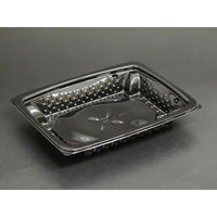 リスパック 惣菜容器 バイオカップ ツブNK40-30B 黒 PBPR365 1ケース(600個(50個×12)（直送品）