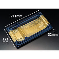 リスパック どんぶり容器 バイオデリカ 枠重 3-2B K-格式紺 RHBN278 1袋(50個)（直送品）