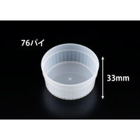 リスパック デザートカップ バイオ ココマル IR76-110H ナチュラル H10T006 1ケース(500個(25個×20)（直送品）