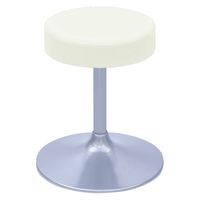 【軒先渡し】高田ベッド A型クランケチェアー Φ360mm 24989600 ビニルレザー白 TB-1562-01(H450) 1台（直送品）