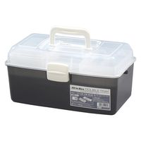 JEJアステージ オールインボックスダブルトレー スモーク 1個