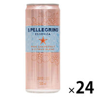 サンペレグリノ エッセンザ ピンクグレープフルーツ&シトラス 330ml 1箱（24缶入）（わけあり品）