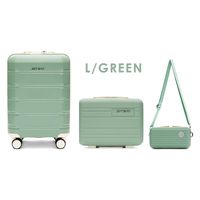JOYWAY SORTIR(ソルティール)スーツケース+ミニバッグ+ミニポシェット3点セット L/GREEN/I BB005-2 1式（直送品）
