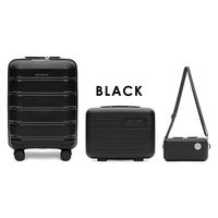 DAP JOYWAY SORTIR(ソルティール)スーツケース+ミニバッグ+ミニポシェット3点セット BLACK BB005-5 1式（直送品）
