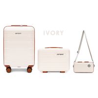 DAP JOYWAY SORTIR(ソルティール)スーツケース+ミニバッグ+ミニポシェット3点セット IVORY/D BB005-1 1式（直送品）