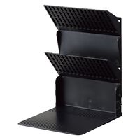 リヒトラブ 1冊でも倒れないブックスタンド A4 Medium ブラック A3580-24 1台