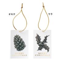 ヘッズ クリスマスゴムタッグ/モノトーン-3(20枚) X-TR3 1セット(5パック×20枚)（直送品）