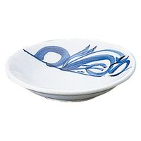 ヤマコー 古染渦 薬味皿 手描き 18154 1個（直送品）