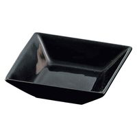 ヤマコー ブラック角皿 中 26661 1個（直送品）
