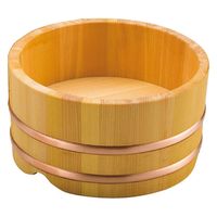 ヤマコー 椹・新型うどん桶 6寸 18115 1個（直送品）