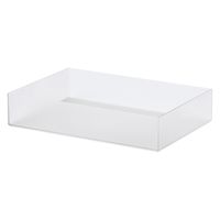 吉川国工業所 タイディアップボックス S3725（ボックス浅型） クリア TD-04_Cr 1個