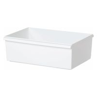 吉川国工業所 コンテナーワイド（浅）ホワイト JTR-02_W 1セット