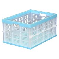 JEJアステージ 折りたたみ式コンテナNM-36 ブルー 1個
