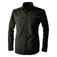 TS DESIGN エコダブルライトクロスロングスリーブシャツ カーキGR 6L 5605-55-6L 1着（直送品）