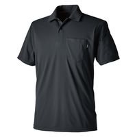 TS DESIGN ドライショートスリーブポロシャツ チャコールグレー 6L 6065-25-6L 1着（直送品）