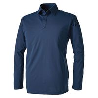 TS DESIGN TSDEOドライロングスリーブポロシャツ ネイビー 5L 9075-45-5L 1着（直送品）