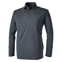 TS DESIGN ドライロングスリーブポロシャツ チャコールグレー SS 9075-25-SS 1着（直送品）