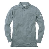 イーブンリバー NR406-38-LL SOFTDRY ポロ長袖 グレー LL 1着（直送品）