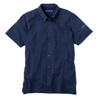イーブンリバー SOFTDRY ニットシャツ半袖 ネイビー 3L NR516-04-3L 1着（直送品）