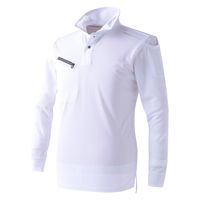 イーブンリバー ドライシールポロシャツ(長袖) ホワイト L NX406-06-L 1着（直送品）