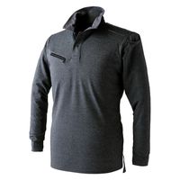 イーブンリバー ドライシールポロシャツ(長袖) チャコール S NX406-12-S 1着（直送品）