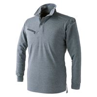 イーブンリバー NX406-38-L ドライシールポロシャツ(長袖) グレー L 1着（直送品）